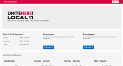 Desktop Screenshot of local11rollcall.com