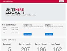 Tablet Screenshot of local11rollcall.com